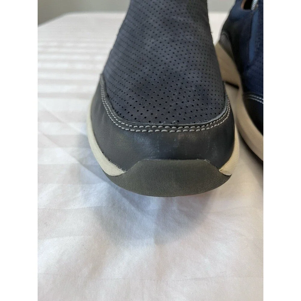 Clarks Wavewalk Unstructured Loafers Men’s 10.5 M Un Trail Step Blue Ortholite